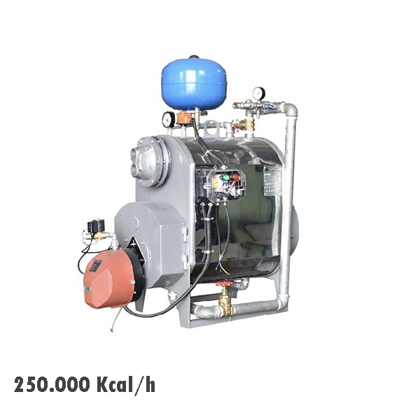 پکیج گرمایشی استخر سه حالته KM-250 خزر بویلر
